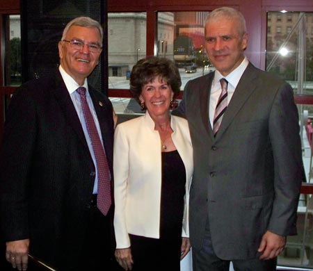 Alex and Carol Machaskee with  President Boris Tadic