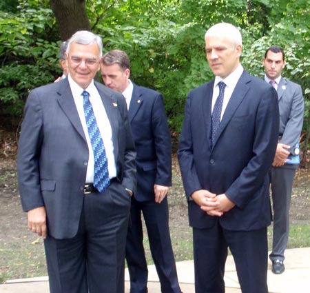 Alex Machaskee and Boris Tadic