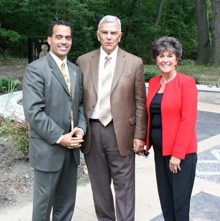 Cleveland City Councilman Jeff Johnson with Alex and Carol Machaskee