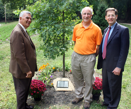 Alex Machaskee and CCWA officers Rich Creppage and Steven Petras