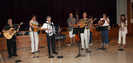 Band at Serbian dinner event