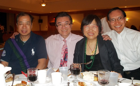 Kam, George Hwang, Margaret Wong and Michael Fung Sang
