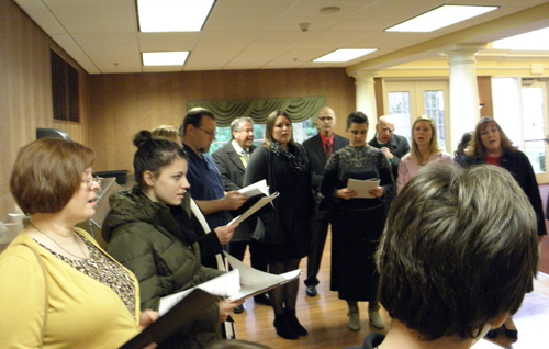 Serbian Njegos Choir Christmas Caroling