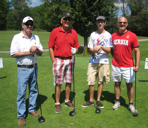 Golfers at Serbian outing to benefit Serbian Cultural Garden in Cleveland Ohio