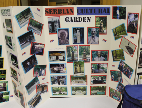 Serbian Cultural Garden display