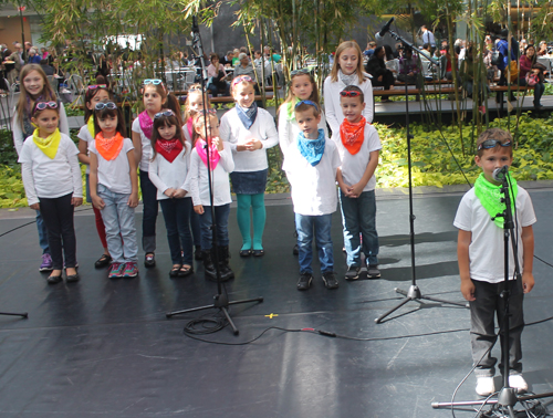 Young boy from Serbian Community Children's Choir