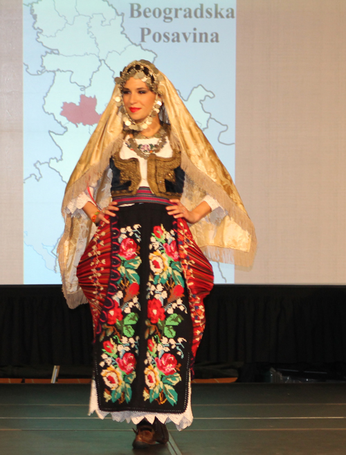 Traditional Serbian fashion costumes from Beogradska Posavina