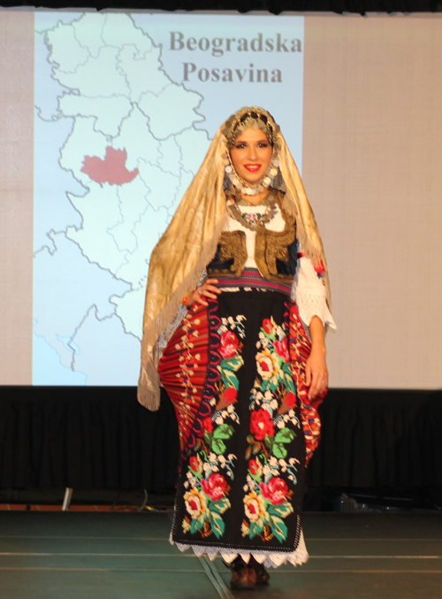 Traditional Serbian fashion costumes from Beogradska Posavina