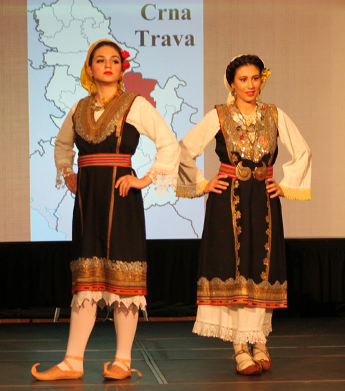 Traditional Serbian fashion costumes from Crna Trava