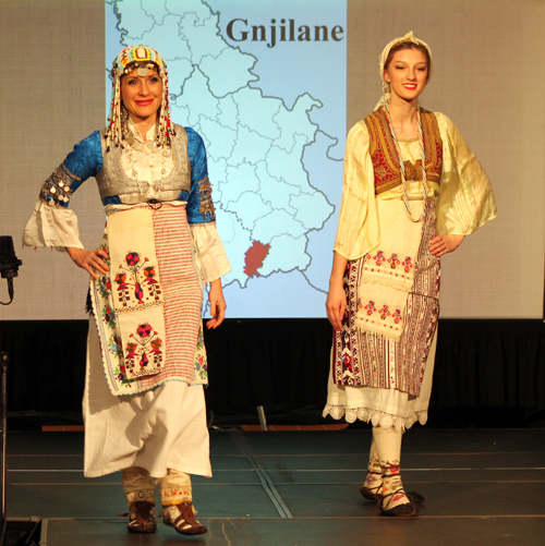 Traditional Serbian fashion costumes from Gnjilane