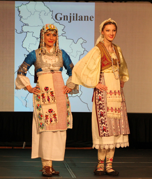 Traditional Serbian fashion costumes from Gnjilane
