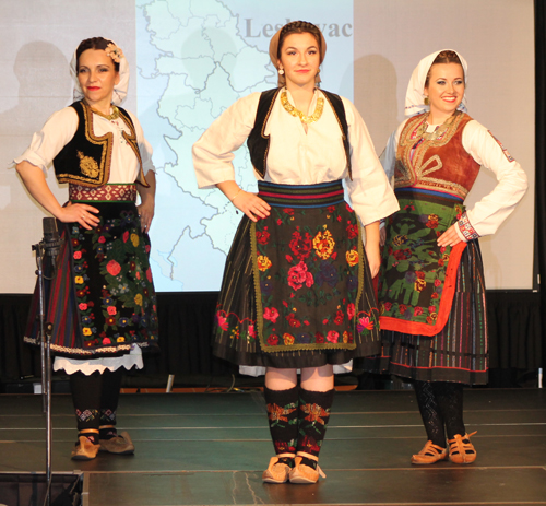 Traditional Serbian fashion costumes from Leskovac