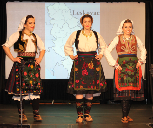 Traditional Serbian fashion costumes from Leskovac