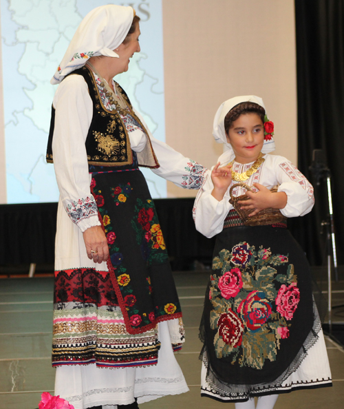 Traditional Serbian fashion costume from Nish