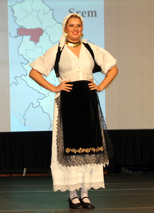 Traditional Serbian fashion costumes from Srem