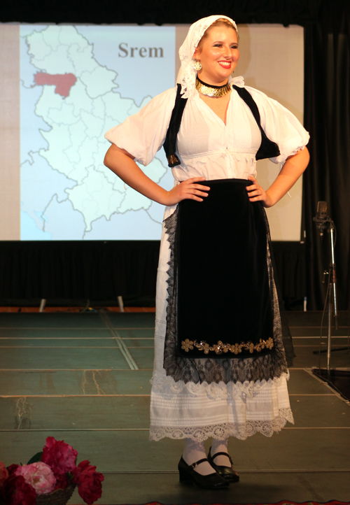 Traditional Serbian fashion costumes from Srem