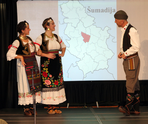 Traditional Serbian fashion costumes from Sumadija