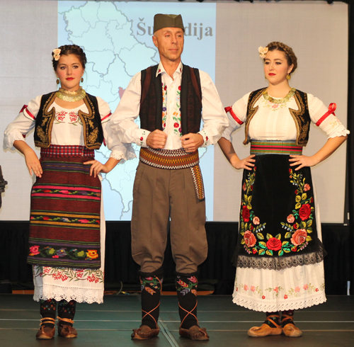 Traditional Serbian fashion costumes from Sumadija