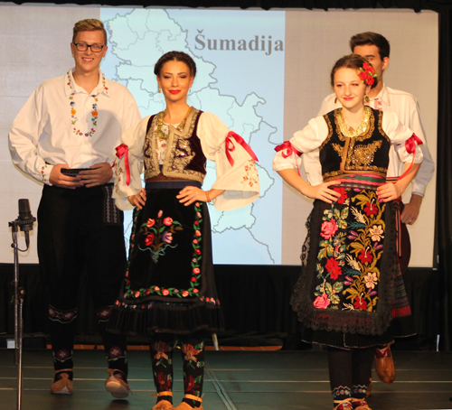 Traditional Serbian fashion costumes from Sumadija