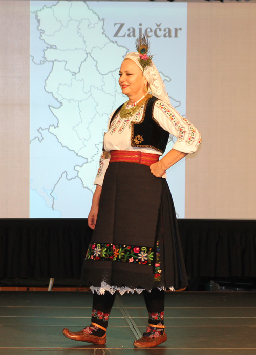 Traditional Serbian fashion costumes from Zajecar