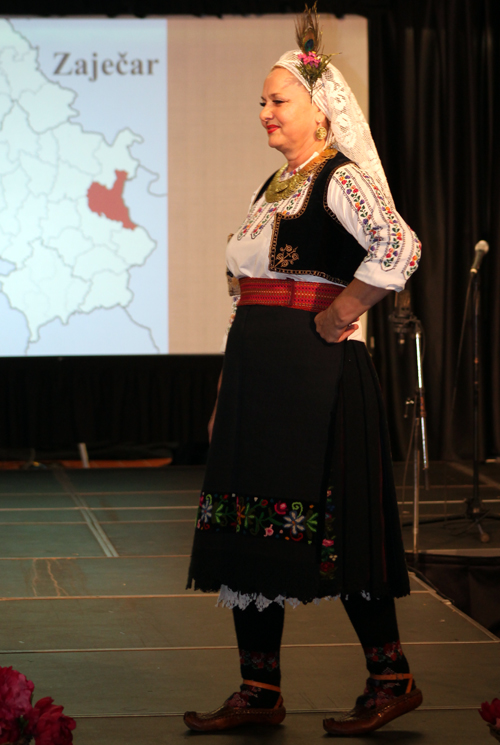 Traditional Serbian fashion costumes from Zajecar