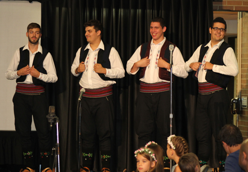 The Serbian folklore act Morava danced to traditional songs 