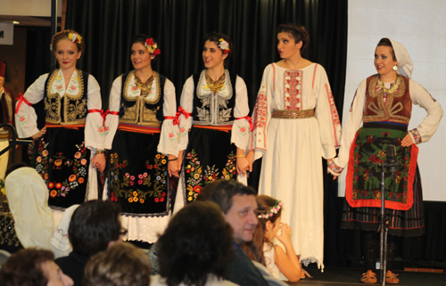 The Serbian folklore act Morava danced to traditional songs 