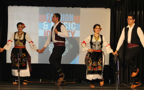 The Serbian folklore act Morava danced to traditional songs 