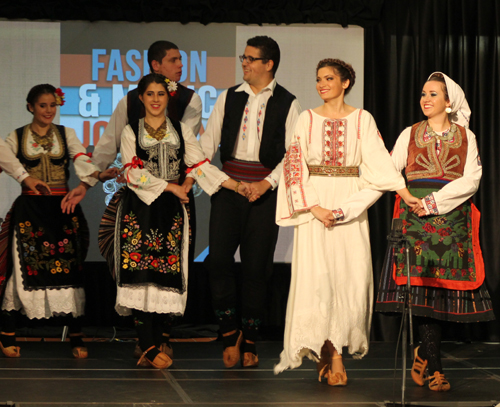 The Serbian folklore act Morava danced to traditional songs 