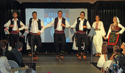 The Serbian folklore act Morava danced to traditional songs 