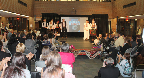 The Serbian folklore act Morava danced to traditional songs 