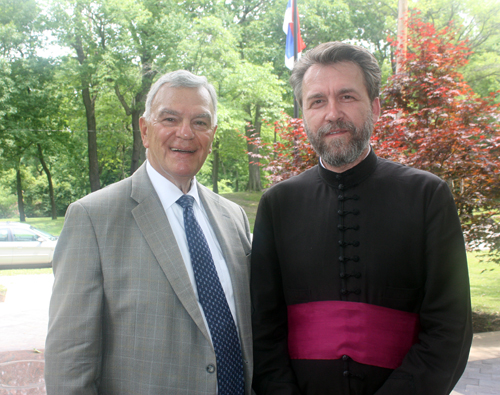 Alex Machaskee and Rev. Zivojin Jakovljevic 