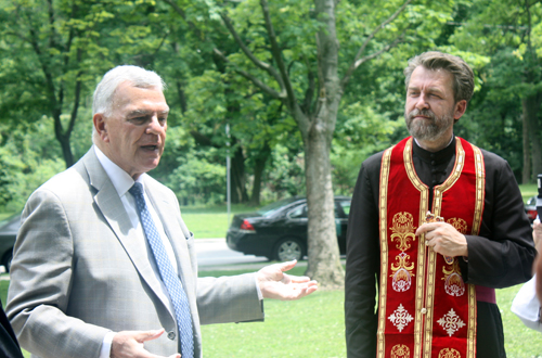 Alex Machaskee and Rev. Zivojin Jakovljevic