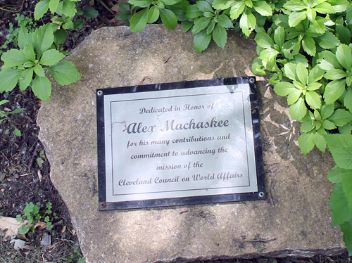 Alex Maxchaskee tree plaque