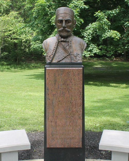 Bishop Petar Njegos bust