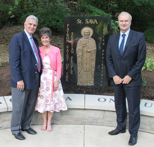 Alex and Carol Machaskee with Serbian Ambassador Djerdj Matkovic