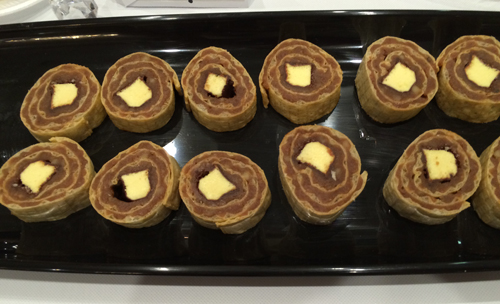 Banana chocolate rolls at the Serbfest iat St Sava Church in Cleveland