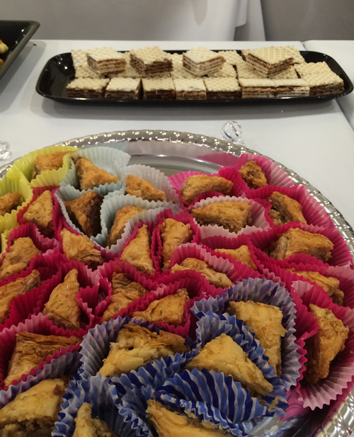 Desserts at the Serbfest iat St Sava Church in Cleveland
