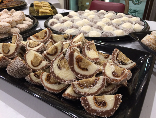 Desserts at the Serbfest iat St Sava Church in Cleveland