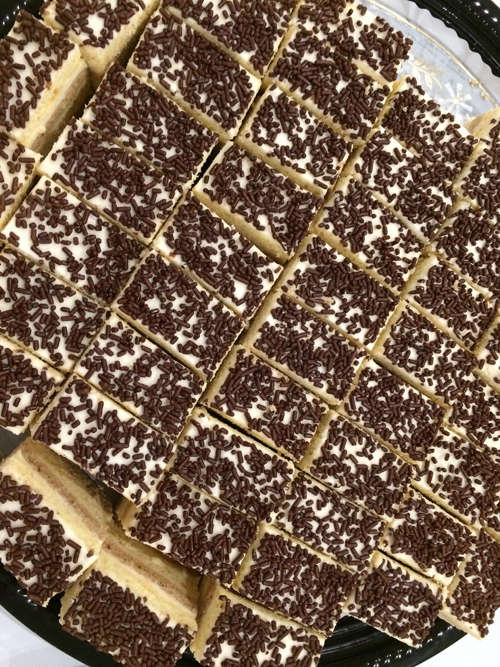 Desserts at the Serbfest iat St Sava Church in Cleveland