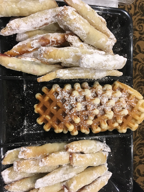 Desserts at the Serbfest iat St Sava Church in Cleveland