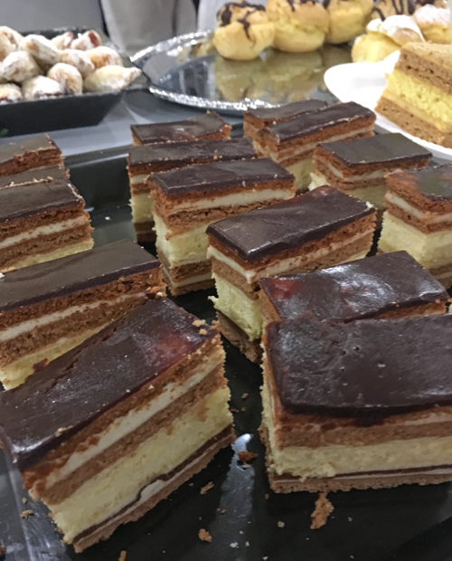 Desserts at the Serbfest iat St Sava Church in Cleveland