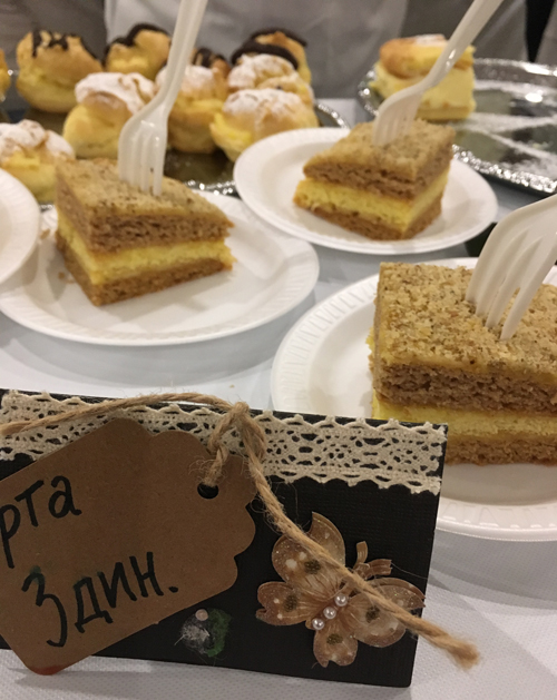 Desserts at the Serbfest iat St Sava Church in Cleveland