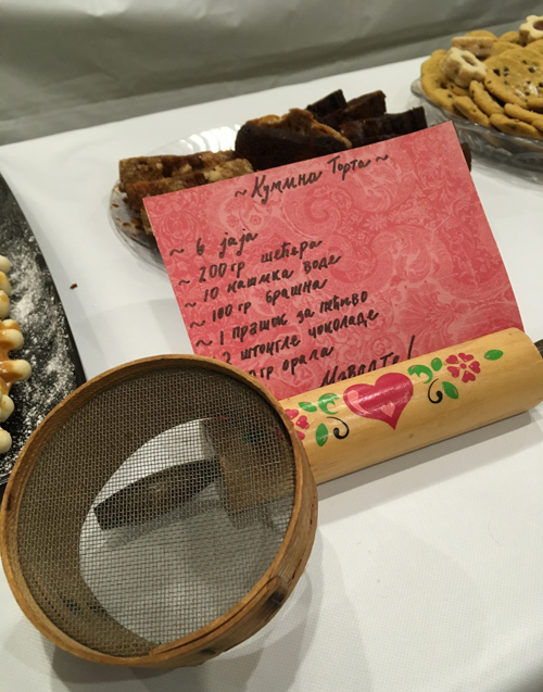 Desserts at the Serbfest iat St Sava Church in Cleveland