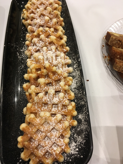 Waffle Desserts at the Serbfest iat St Sava Church in Cleveland