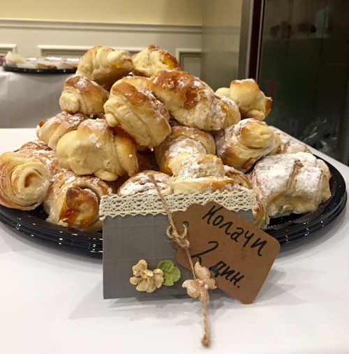 Jello filled rolls Desserts at the Serbfest iat St Sava Church in Cleveland