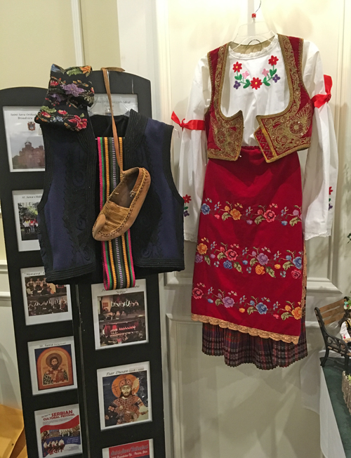 Serbian display at 2017 Serb Fest in Cleveland