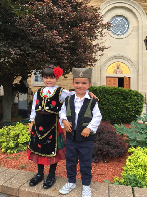Kids at Serbian Festival in Cleveland