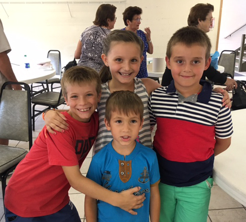 Kids at Serbian Festival in Cleveland