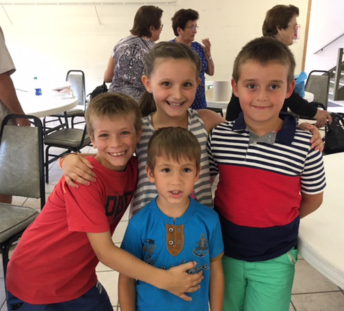 Kids at Serbian Festival in Cleveland